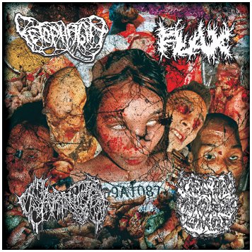 FETOPHAGIA / FLAX / CARNICA / NECRO PATHOLOGIC TUMOUR \"Split\" [BRAZIL IMPORT!]
