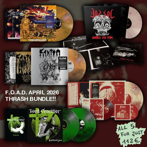 F.O.A.D. APRIL LETHAL THRASH BUNDLE (5 releases!) PREORDER