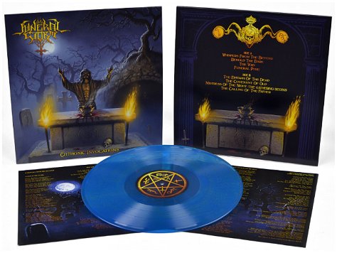 FUNERAL STORM \"Chthonic invocations\" [US IMPORT, BLUE AND CLEAR VINYL!]
