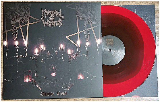 FUNERAL WINDS \"Sinister creed\" [RED/BLACK VINYL!]