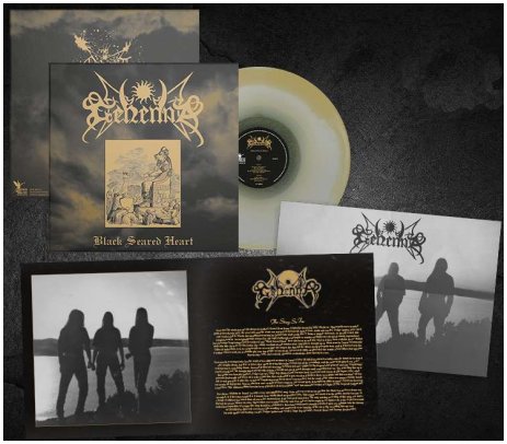 GEHENNA \"Black seared heart\" [GOLD/SILVER VINYL!]