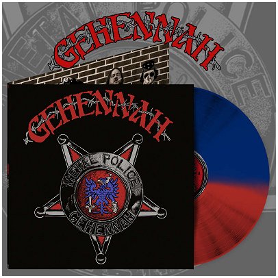 GEHENNAH \"Metal police\" [HALF RED HALF BLUE VINYL!]