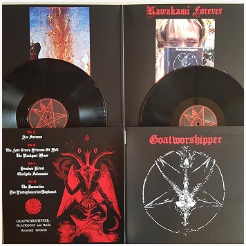 GOATWORSHIPPER (with Kawakami from Disclose) \"s/t\" [DOUBLE LP!]