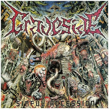 GRAVESIDE \"Sinful accession\" [U.S. IMPORT, GOLD VINYL!]