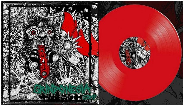 V.A. \"Grindonesia\" [RED VINYL, IMPORT!]