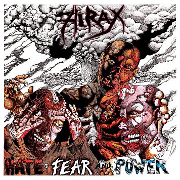 HIRAX \"Hate, fear and power\" [RED VINYL, U.S. IMPORT!]