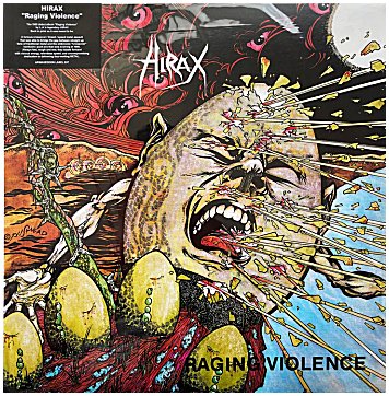 HIRAX \"Raging violence\" [GREY VINYL, U.S. IMPORT!]