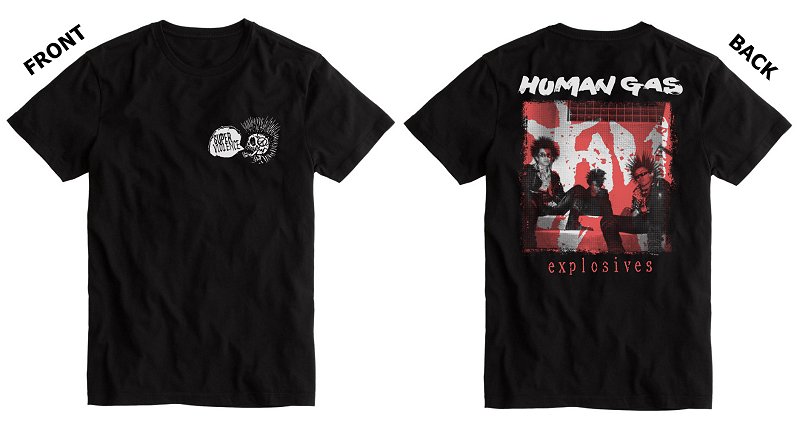HUMAN GAS \"Explosives\" (tshirt)