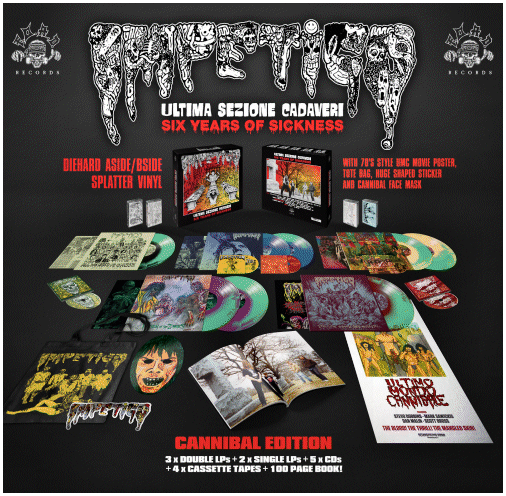 IMPETIGO \"Ultima sezione cadaveri\" BOXSET [ULTRA RARE CANNIBAL EDITION!!!]