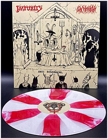 IMPURITY / SEX MESSIAH \"Split\" [U.S. IMPORT, PINWHEEL LP!]