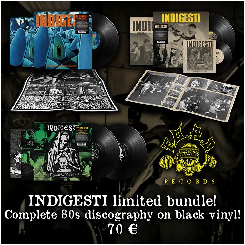 INDIGESTI - Complete 80s discography (ltd. bundle!)
