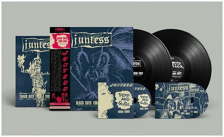 JUNTESS \"Black days: 1988-1992\" 2xLP+2xCD! (black)