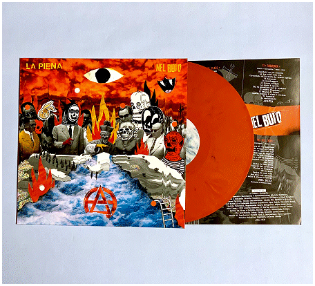 LA PIENA \"Nel buio\" (orange vinyl, ltd. 100!!)
