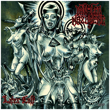 IMPALED NAZARENE \"Latex cult\" [HALF BLUE/HALF YELLOW VINYL!]