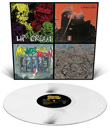 LIP CREAM \"Thrash til\' death\" [MILKY CLEAR VINYL, US IMPORT!]