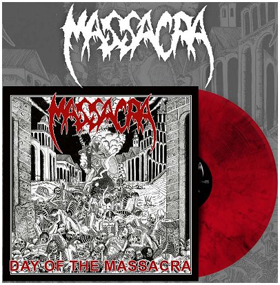 MASSACRA \"Day of the Massacra\" [MARBLED RED VINYL!]