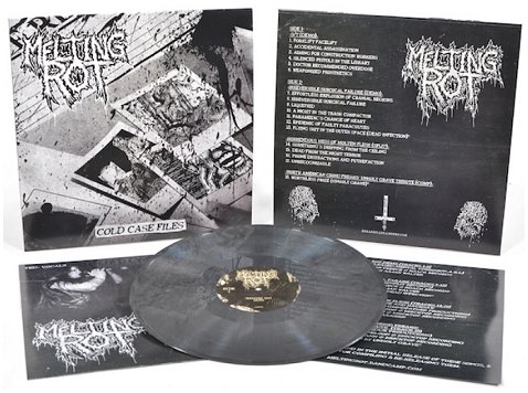 MELTING ROT \"Cold case files\" [MARBLED VINYL, US IMPORT!]
