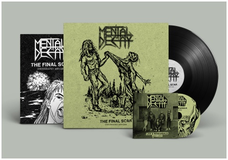 MENTAL DECAY \"The final scar 1987/1988\" LP+CD (black)