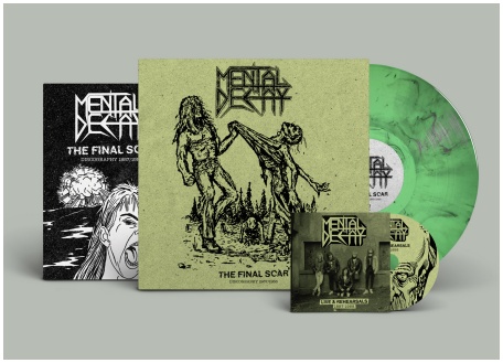 MENTAL DECAY \"The final scar 1987/88\" LP+CD (diehard mint green)