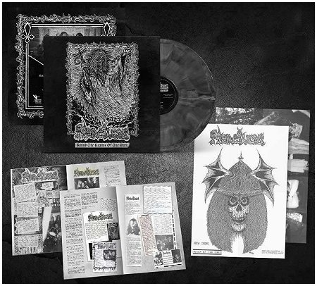 MERCILESS \"Behind the realms of dark\" [GALAXY BONE VINYL!]