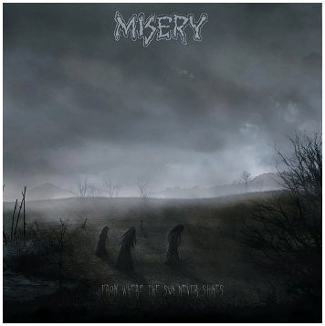 MISERY \"From where the sun...\" [SPLATTER VINYL, 2xLP!]