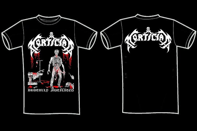 MORTICIAN \"Brutally mutilated\" (t-shirt)