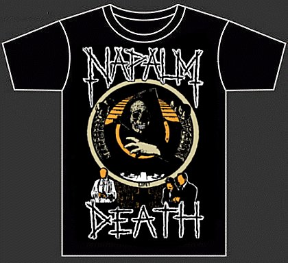 NAPALM DEATH \"Life? - tri-color print\" (t-shirt)