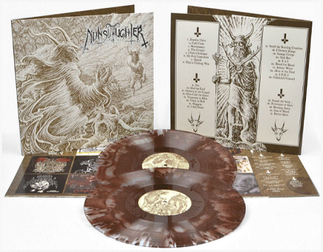 NUNSLAUGHTER \"The Devil\'s congeries Vol.4\" [2xSPLATTER LPs!]