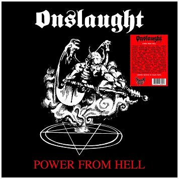 ONSLAUGHT \"Power from hell\" [RED VINYL!]