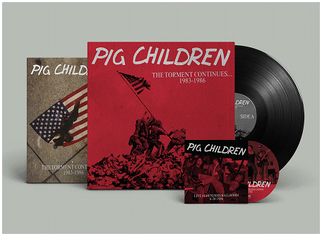 PIG CHILDREN \"The torment continues.. 1983-86\" LP+CD (black)