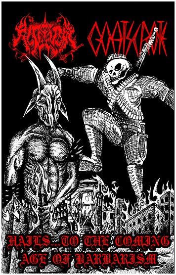 PILLAGERY / GOATSCROTE "Split"