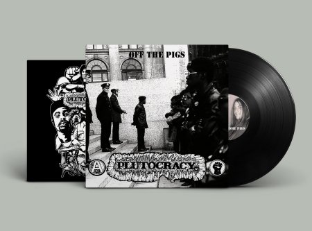 PLUTOCRACY \"Off the pigs\" (black) PREORDER