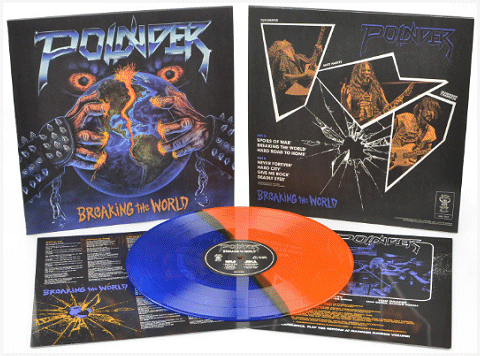 POUNDER \"Breaking the world\" [HALF/HALF VINYL!]