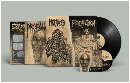 PROFANCER / PROFANATION split LP+CD (black) (PREORDER), FOAD