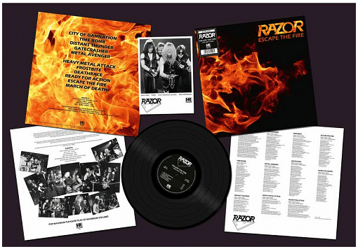 RAZOR \"Escape the fire - The lost tapes\" RAZOR \"Escape the fire - The lost tapes\"