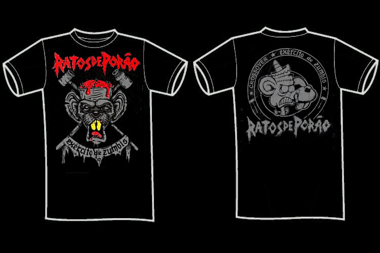 RATOS DE PORAO \"Exercitos de zumbis\" (t-shirt)