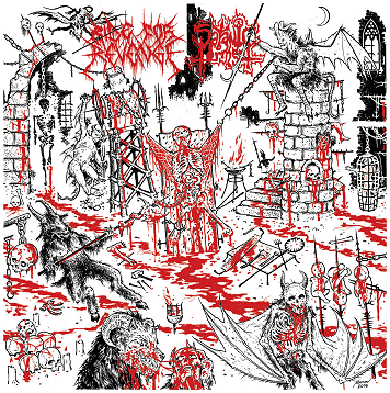 RIDE FOR REVENGE / SATANIC TORMENT \"Split\"