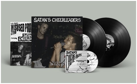SATAN\'S CHEERLEADERS \"What the hell\" 2xLP+CD (black)