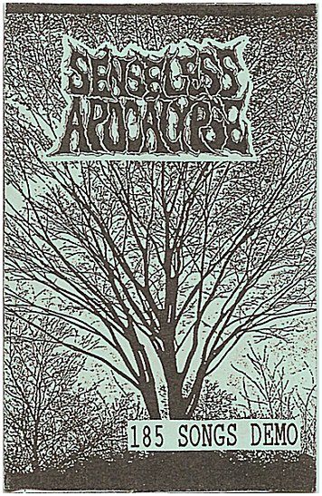 SENSELESS APOCALYPSE \"185 songs demo\" (1993, Blurred Records, Rare!!!)