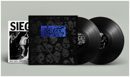 SIEGE \"Drop dead - Complete discography\" 2xLP (black vinyl) *NEW EDITION!* PREORDER