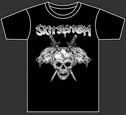 SKITSYSTEM \"Wolves and skull\" (t-shirt)