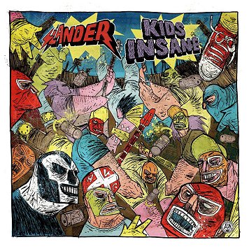 SLANDER / KIDS INSANE \"Split\" [CLEAR VINYL!]