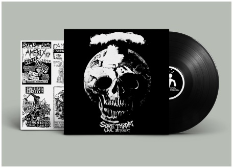 SORE THROAT \"Aural butchery\" (black) PREORDER