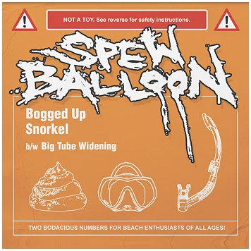 SPEW BALLOON \"Bogged up snorkel\" [LATHE CUT, IMPORT!]