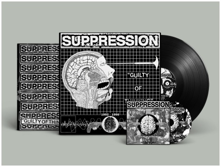 SUPPRESSION \"Guilty of thinking - 1992-1998\" LP+CD (black) PREORDINI