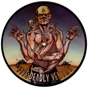 THE FIVE DEADLY VENOMS / LUSTRE KING \"Split\" [PICTURE EP!]