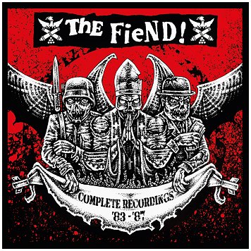 THE FIEND "Complete recordings '83-'87" [2xCOLOR VINYL LPs!]