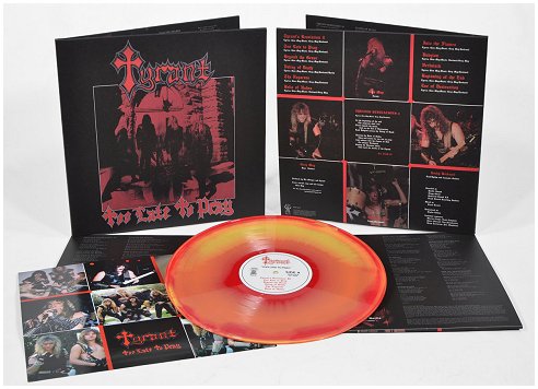 TYRANT \"Too late to pray\" [FLAMING RED VINYL, US IMPORT!]