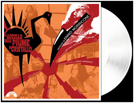 L\'UCCELLO DALLE PIUME DI CRISTALLO (Morricone) \"O.S.T.\" CLEAR LP