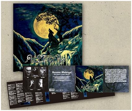 ULVER \"Nattens madrigal - Aatte hymne til ulven i manden\" 7\" sleeve